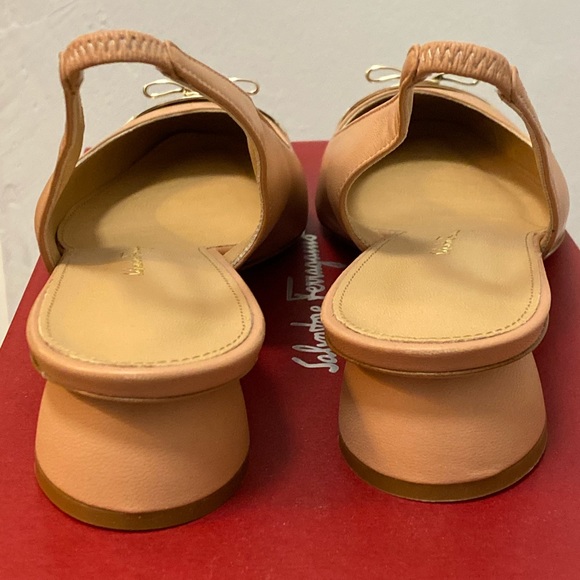 Salvatore Ferragamo Mini Vara Bow Slingback- Blush - Picture 9 of 13